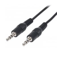 CABLE AUDIO,MANHATTAN,334594, ESTEREO 3.5MM M-M 1.8M NEGRO CABLE AUDIO,MANHATTAN,334594, ESTEREO 3.5MM M-M 1.8M NEGRO